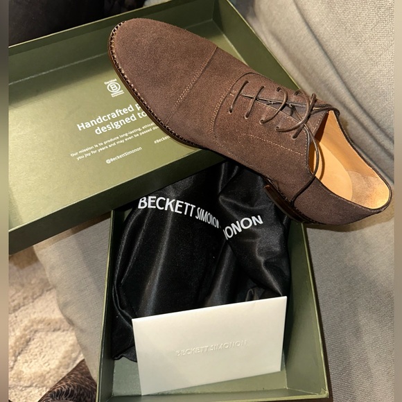 Brand New in Bow Beckett Simonon Suede Oxford Shoe